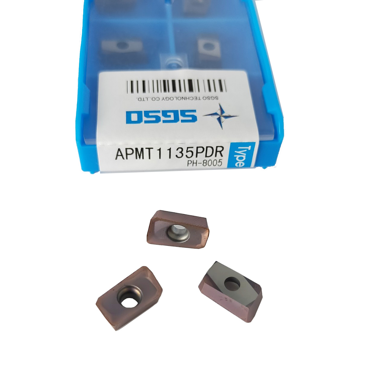 Mảnh chip phay chuyên inox APMT1135PDR-HM MM-6020